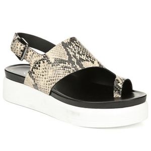 Franco Sarto Kincaid Snakeskin Sandal NWOT